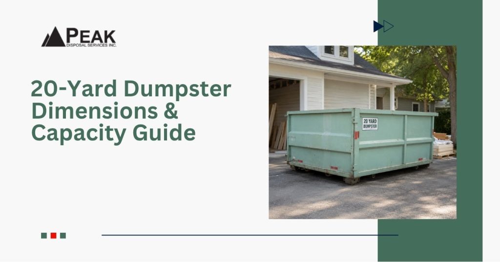 20-Yard Dumpster Dimensions & Capacity