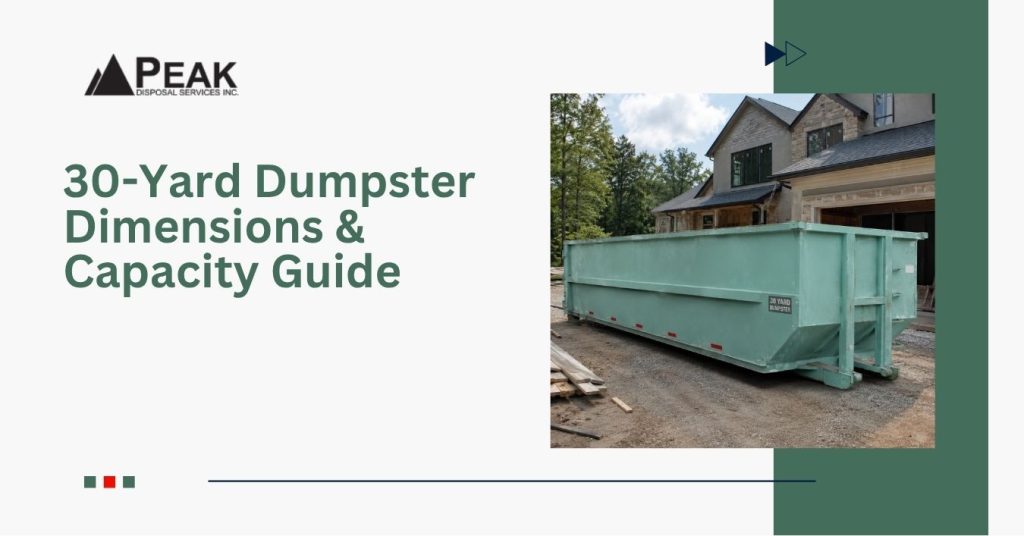 30-Yard Dumpster Dimensions & Capacity Guide