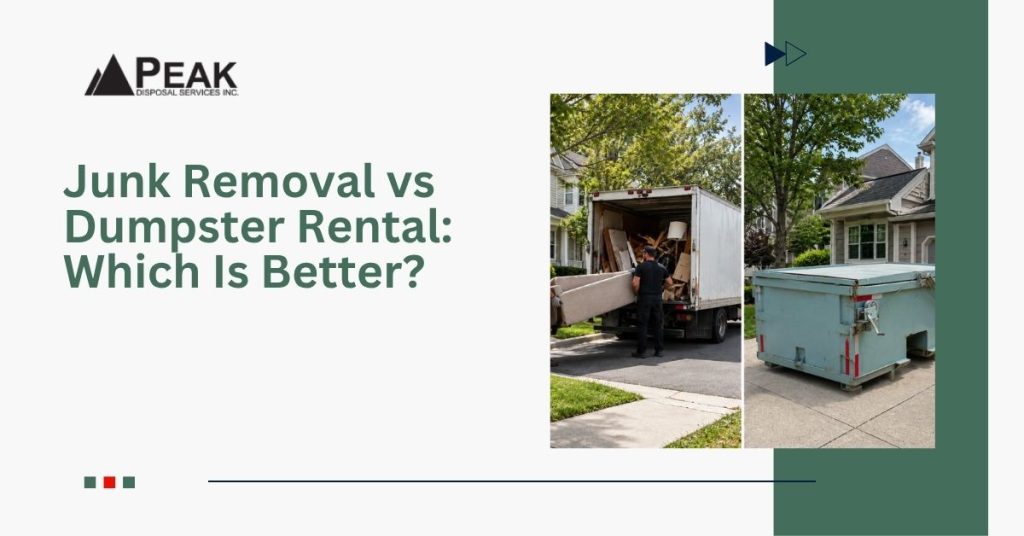 Junk Removal vs. Dumpster Rental: Which Is Best for Your Vancouver Project?
