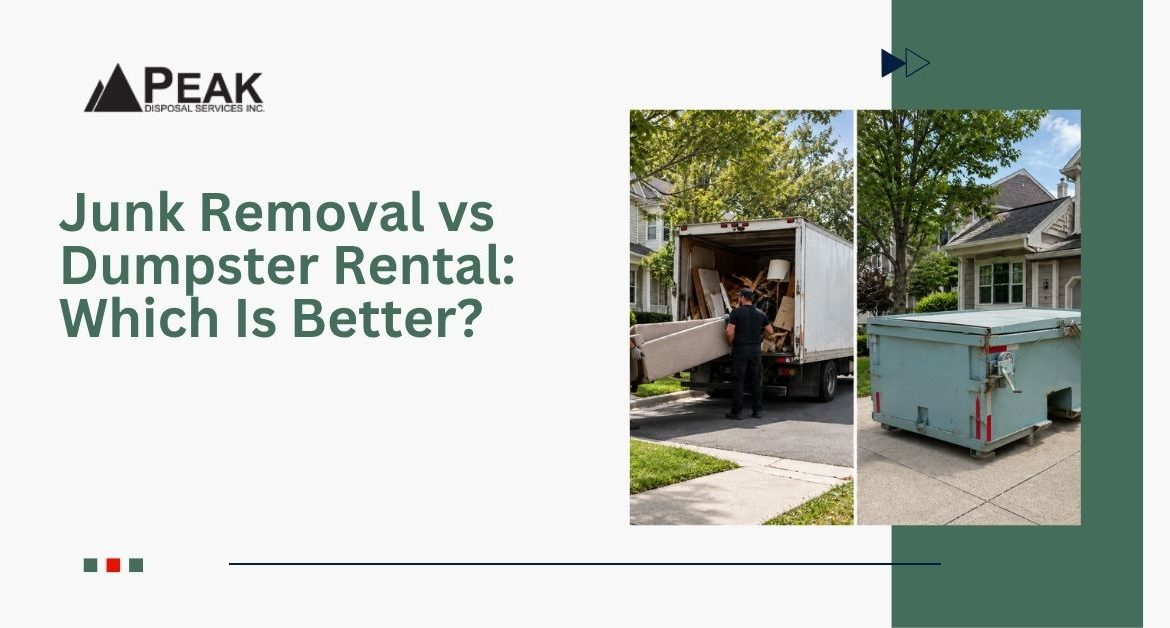 Junk Removal vs. Dumpster Rental: Which Is Best for Your Vancouver Project?