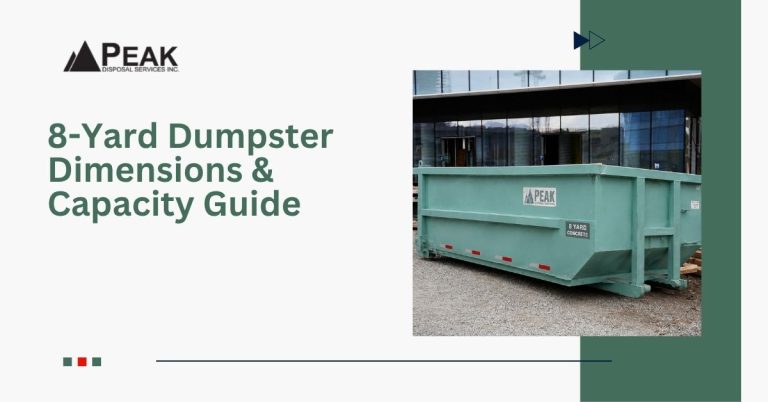 8-Yard Dumpster Dimensions & Capacity