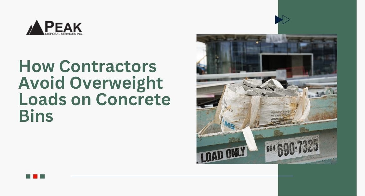 How Contractors Avoid Overweight Loads on Concrete Bins