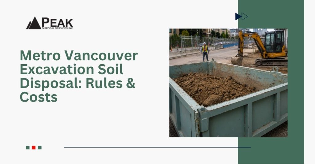 Excavation Soil Disposal in Metro Vancouver: Rules, Costs & Best Practices